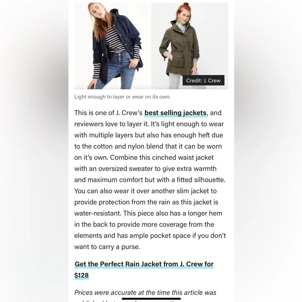 J. Crew Navy Blue Perfect Lightweight Jacket - Picture 11 of 15